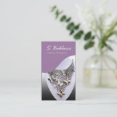 ジュエリーデザイナーカスタムの宝石屋 名刺 (スタンド正面)