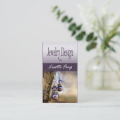 ジュエリーデザイナーカスタムの宝石屋 名刺 (スタンド正面)