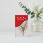 ジュエリーデザイナーカスタムの宝石屋 名刺 (スタンド正面)