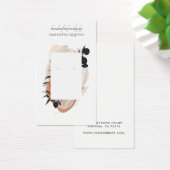 ジュエリーデザイナーテラコッタブラックドロップイヤリング (デスク)