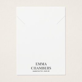 ジュエリーデザイナーネックレスブレスレット名刺