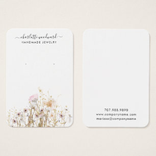 ジュエリーデザイナーピンク金ゴールドグリッターワイルドフラワー