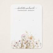 ジュエリーデザイナーピンク金ゴールドグリッターワイルドフラワー (正面)