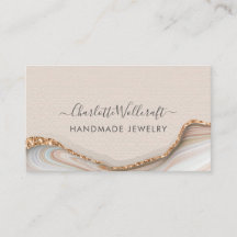 ジュエリーデザイナーピンク金ゴールドグリッター大理石瑪瑙