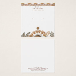 ジュエリーデザイナーボホテラコッタイヤリングディスプレイ