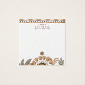 ジュエリーデザイナーボホテラコッタイヤリングディスプレイ (正面)