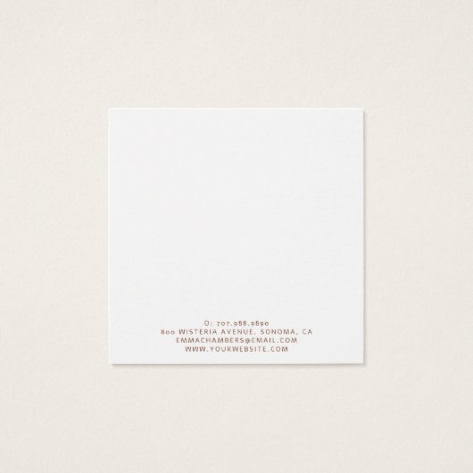 ジュエリーデザイナーボホテラコッタイヤリングディスプレイ (裏面)