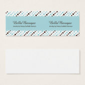 ジュエリーデザイナー名刺の価格ラベル (正面&裏面)