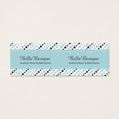 ジュエリーデザイナー名刺の価格ラベル (正面)