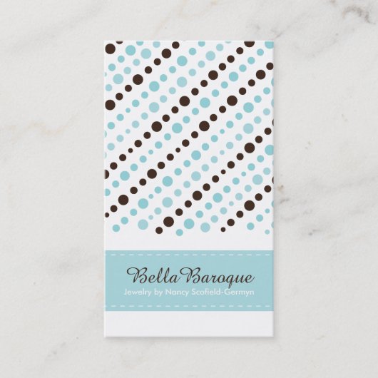 ジュエリーデザイナー名刺 名刺 (正面)