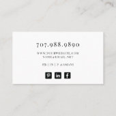 ジュエリーデザイナー名刺 名刺 (裏面)