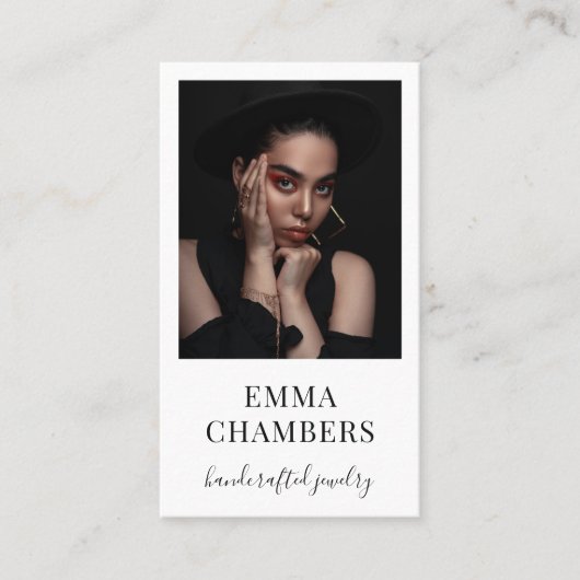 ジュエリーデザイナー名刺 名刺 (正面)