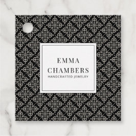 ジュエリーデザイナー白黒Motifパターン価格 フェイバータグ