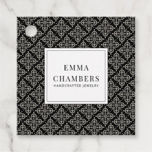 ジュエリーデザイナー白黒Motifパターン価格 フェイバータグ