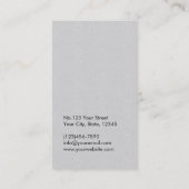 ジュエリーデザイナー金ゴールドモノグラムクラッシリーレザー 名刺 (裏面)