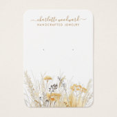 ジュエリーデザイナー金ゴールドワイルドフラワー (正面)