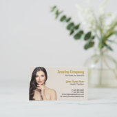 ジュエリーデザイナー/販売者の名刺 名刺 (スタンド正面)