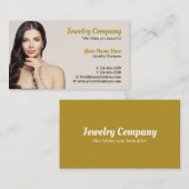 ジュエリーデザイナー/販売者の名刺 名刺 (正面/裏面)