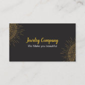 ジュエリーデザイナー/販売者の名刺 名刺 (裏面)