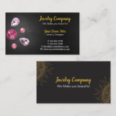 ジュエリーデザイナー/販売者の名刺 名刺 (正面/裏面)