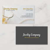 ジュエリーデザイナー/販売者の名刺 名刺 (正面/裏面)