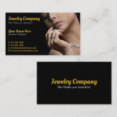 ジュエリーデザイナー/販売者の名刺 名刺 (正面/裏面)