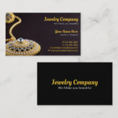 ジュエリーデザイナー/販売者の名刺 名刺 (正面/裏面)