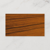 ジュエリーデザイモダンナの木目の背景 名刺 (裏面)