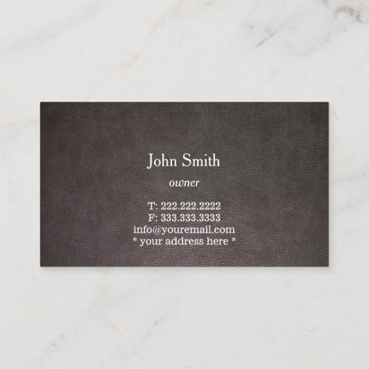 ジュエリーデザイモダンナダイヤモンドレエレガントザー 名刺 (裏面)