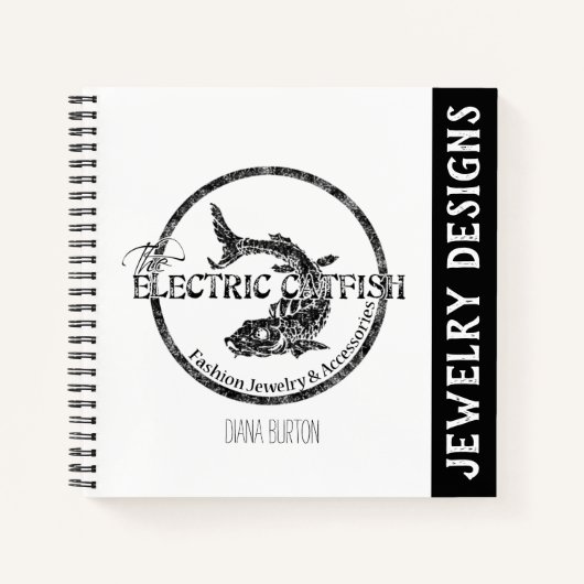 ジュエリーデザインスケッチブック ノートブック (正面)