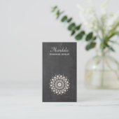 ジュエリーデザイ素朴ナーロータスフラワー 名刺 (スタンド正面)