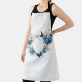 ジュエリーハートと蝶モルフォ エプロン (インサイチュ)