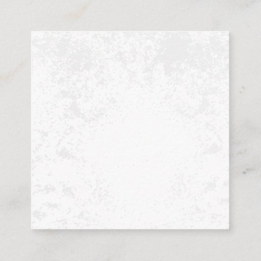 ジュエリーハートと蝶モルフォ スクエア名刺 (裏面)