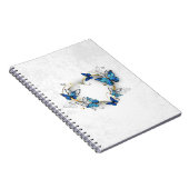 ジュエリーハートと蝶モルフォ ノートブック (右側)