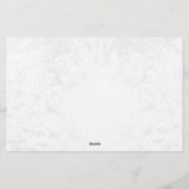 ジュエリーハートと蝶モルフォ 便箋 (裏面)