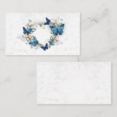 ジュエリーハートと蝶モルフォ 紹介カード (正面/裏面)