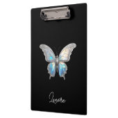 ジュエリーバタフライオパールとシルバー クリップボード (左)