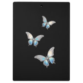 ジュエリーバタフライオパールとシルバー クリップボード (裏面)