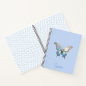 ジュエリーバタフライオパールとシルバー ノートブック (内部)