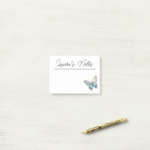 ジュエリーバタフライオパールとシルバー ポストイット (デスク上)