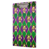 ジュエリーバックグラウンドマルディグラ クリップボード (左)