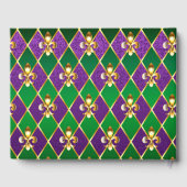 ジュエリーバックグラウンドマルディグラ ゲストブック (裏面)