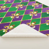 ジュエリーバックグラウンドマルディグラ シェルパブランケット (3/4)