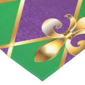 ジュエリーバックグラウンドマルディグラ ショートテーブルランナー (コーナー)