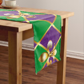 ジュエリーバックグラウンドマルディグラ ショートテーブルランナー (インサイチュ)