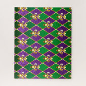 ジュエリーバックグラウンドマルディグラ ジグソーパズル (縦)