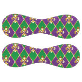 ジュエリーバックグラウンドマルディグラ ソフトボール (パネル)