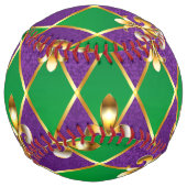 ジュエリーバックグラウンドマルディグラ ソフトボール (裏面)