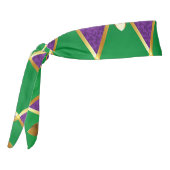 ジュエリーバックグラウンドマルディグラ タイヘッドバンド (回転270)