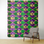 ジュエリーバックグラウンドマルディグラ タペストリー (インサイチュ)